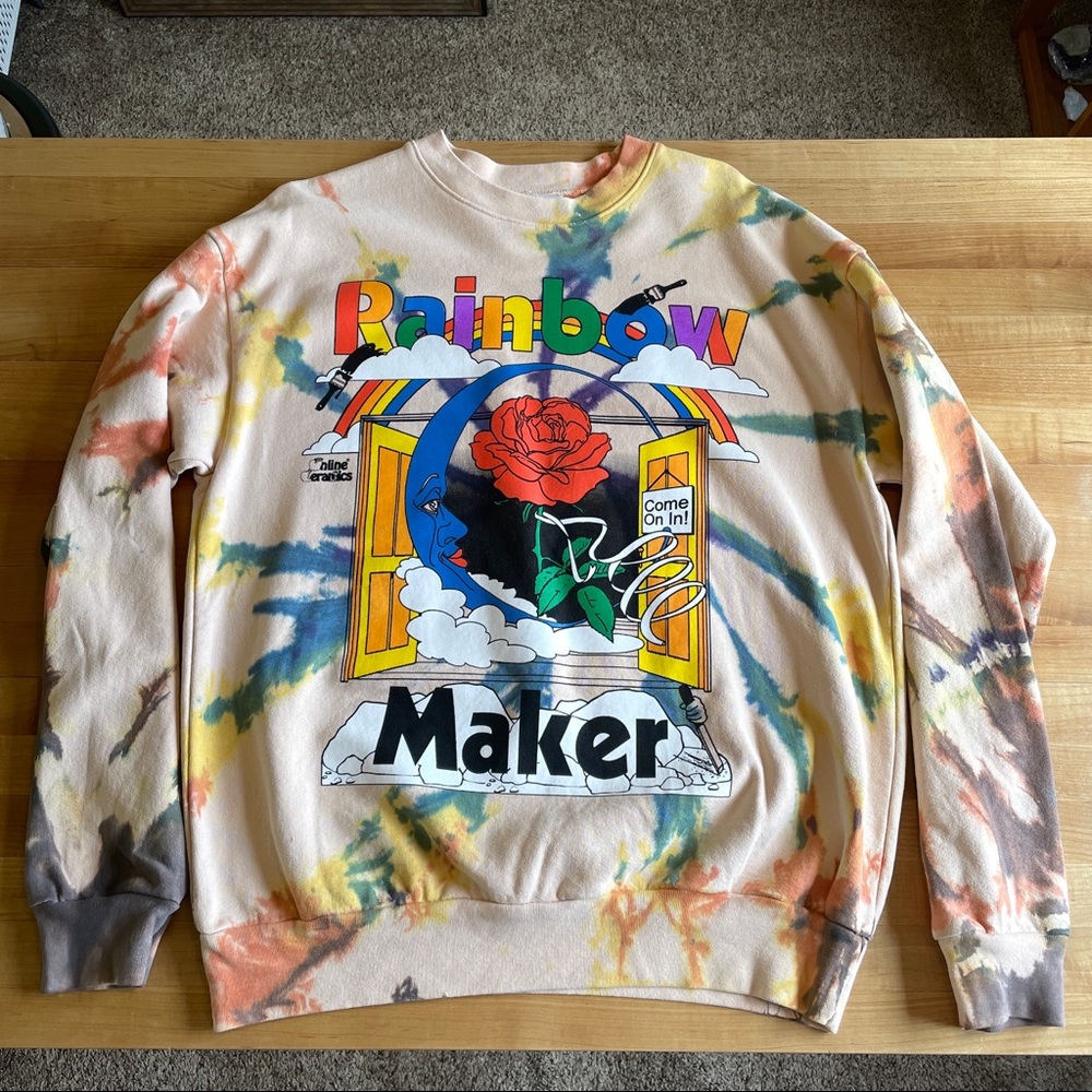 Online Ceramics Rainbow Maker Sweatshirt, large